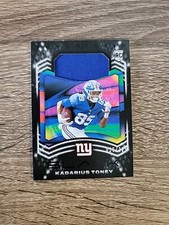 2021 Panini Black Kadarius Toney Futuristic Jersey Rookie Patch /125 Giants RC 