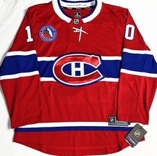 LG * GUY LAFLEUR MONTREAL CANADIENS W/ HALL OF FAME PATCH FANATICS HOCKEY JERSEY