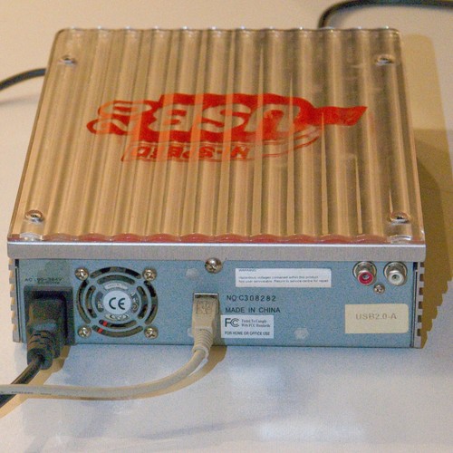 USB 2.0 CD/DVD-ROM reader drive with 120V AC plug (C308282, USB2.0-A) - Bild 2 von 2