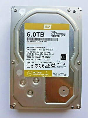 WD6002FRYZ-01WD5B0 for parts, data recovery, spares data recovery