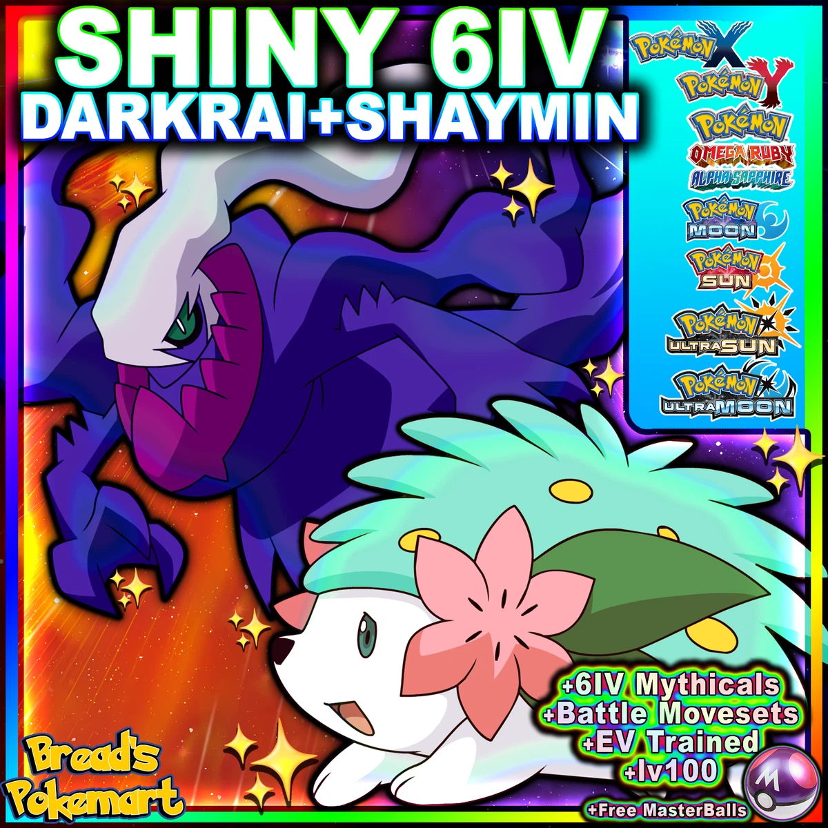 Legendary Omega Dex $: Shaymin