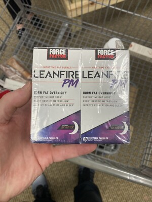 Brand New 2-Pack Force Factor LeanFire with Next-Gen Supplement - 60 Capsules