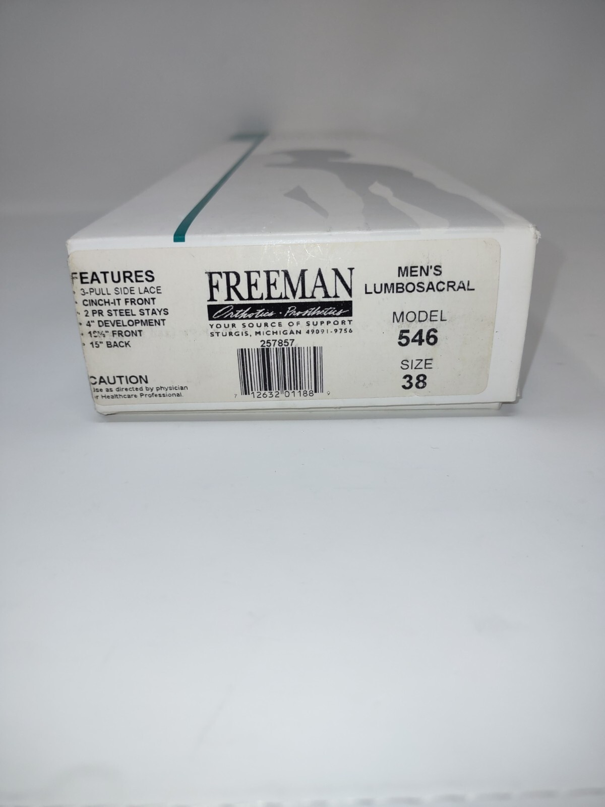 New Freeman Men's Lumbosacral Corset Back Brace Support eBay