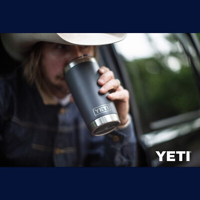 YETI Rambler 20 OZ Stainless Steel Vacuum Insulated Tumbler With
