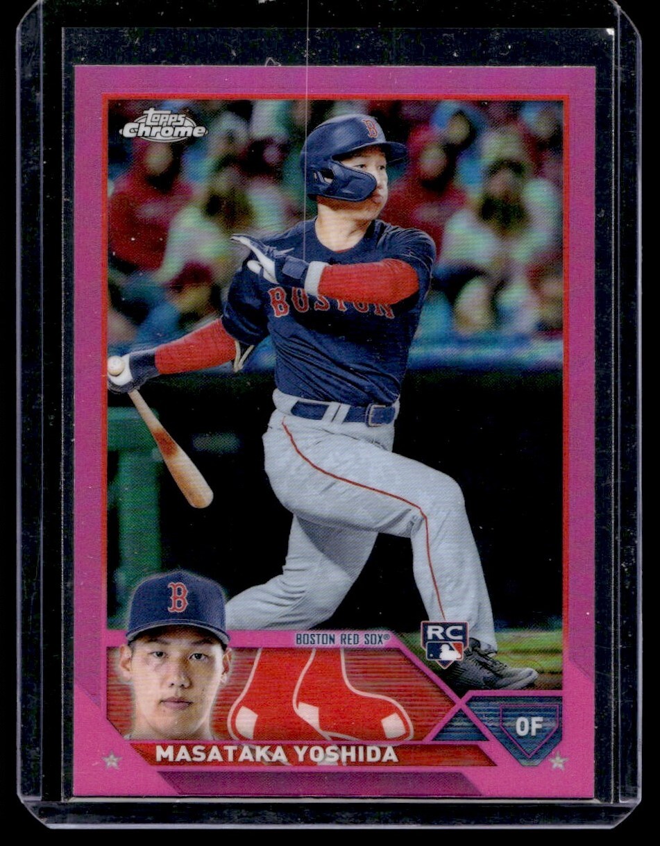 2023 Topps Chrome #167 Masataka Yoshida Rookie Pink Refractor