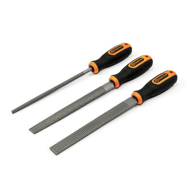 TACTIX Holzraspel-Set 3-tlg. Raspelsatz Holzfeile Feilen Satz Feilenset