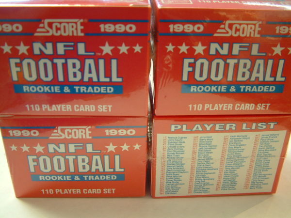1990 Score Supplemental Rookies and Traded Football Card #s 1-110 - You Pick 