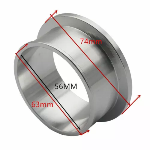 For Holset HX35 HX35W HX40W Turbo Compressor V-band Flange Clamp Cummins 5.9L - Picture 2 of 5