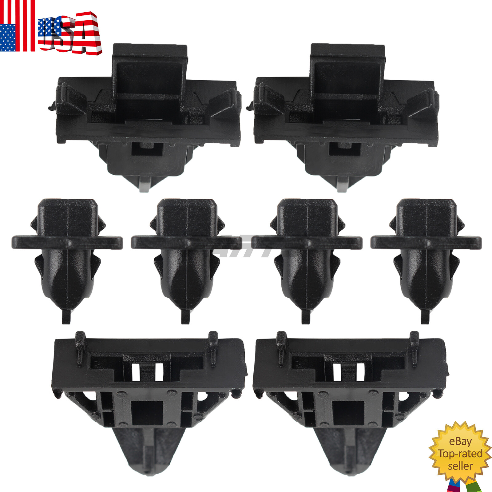 Car Panel Clips Body Retainer Fender Cowl Clip Set For oyota FJ Cruiser 2007-14