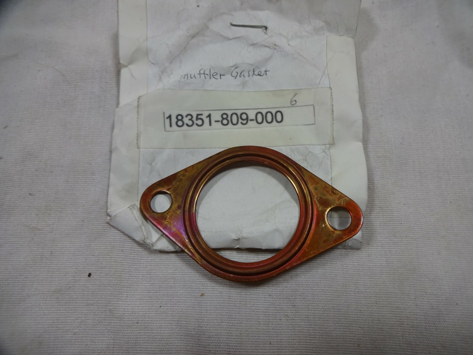 NOS Honda 18351-809-000 Muffler Gasket Small Engine G65 G80 