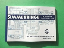 Produktbild - Freudenberg Simmerring Katalog, Moped, Motorräder, PKW, LKW, Busse 1955