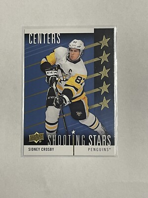 2019-20 UD Upper Deck Shooting Stars Centers Sidney Crosby Penguins SSC-2