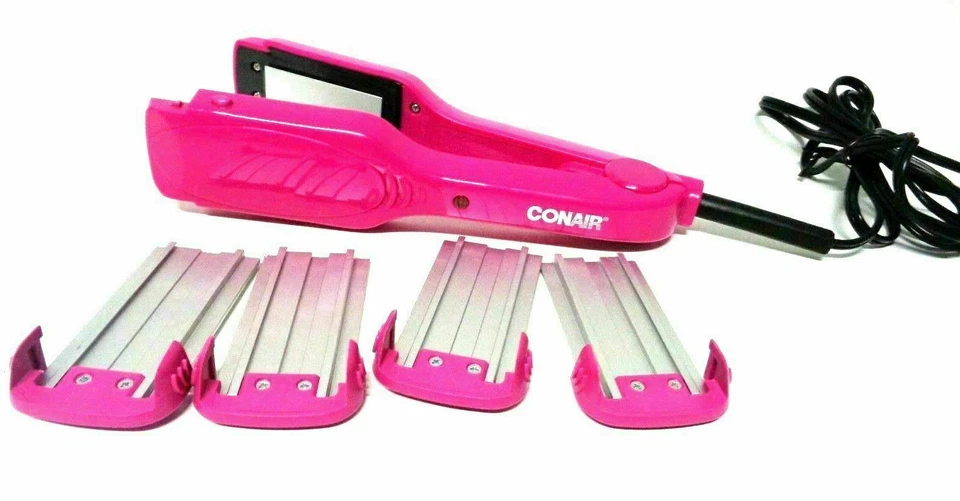 Micro crimpado de hierro plano y placas de onda profunda Conair 3 en 1 CS99W3N Foto 4 de 4