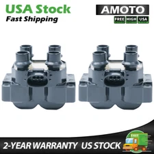 2Pcs OEM Ignition Coil Replacement For Ford Lincoln Mazda Mercury 1988-03 FD487