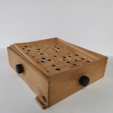 Vintage Labyrinth Labyrintspel Brio Wooden Maze Made in Sweden 31804  orig box