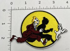 Tintin Animated Cartoon Dog Iron-On Embroidered Patch 187