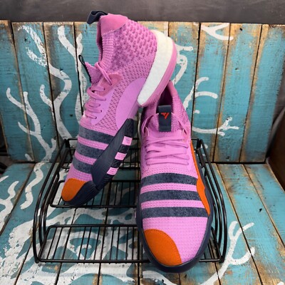adidas Trae Young 2 Basketball Shoes Pink Black Orange Boost Men\'s Size 10 NWT NWT Adidas Trae Young 2 Boost Basketball Shoes Pink Black  main image 2
