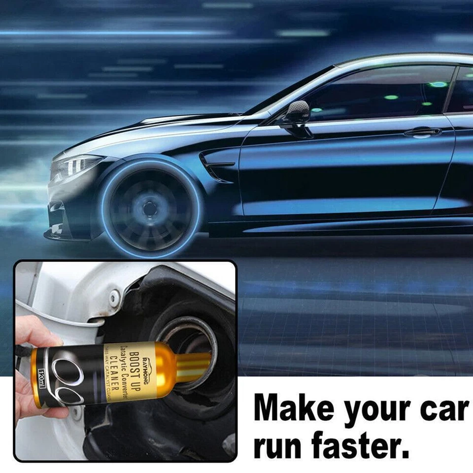 3PCS Boost Up Vehicle Engine Catalytic Converter Cleaner Multipurpose Clean ۞ - Image 3 of 4