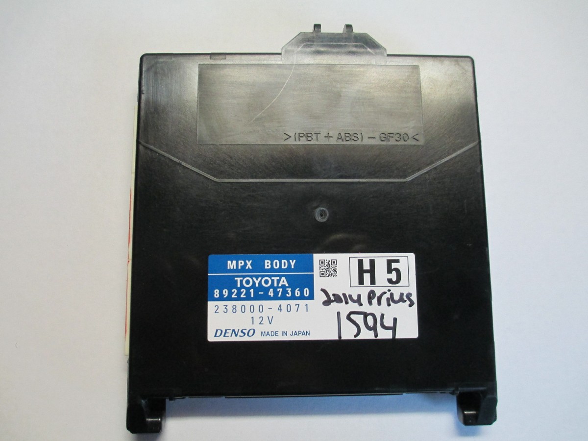 2014 TOYOTA PRIUS Multiplex Body Control 89221-47360 H5 MPX OEM | eBay