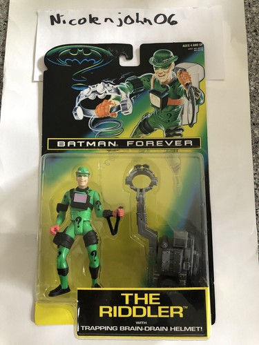 Kenner Jim Carrey As the Riddler with Trapping Brain-Drain Helmet - Batman... - Picture 1 of 2