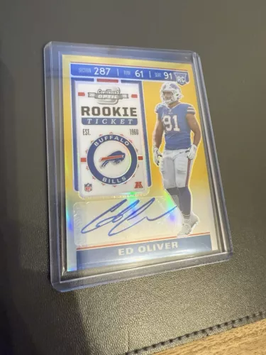 2019 Contenders Optic Ed Oliver Auto - #/10 No. 177