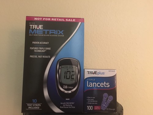 100 Lancets 30G and FREE True Metrix Meter KIT & lancing device FAST SHIP! - Picture 1 of 3