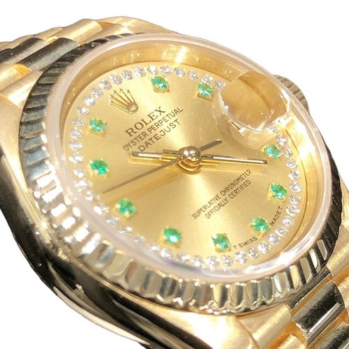 ROLEX DATE JUST 69178LE K14 yellow gold, automatic, Ladies #Okw053 - Foto 6 di 9
