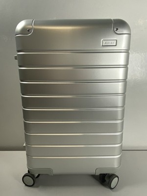 Away Carry-On Spinning Anti-Theft Luggage 32L Aluminum Edition in Silver