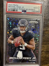 2024 Panini Prizm  Michael Penix Jr. #2 No Huddle Prizm (RC)