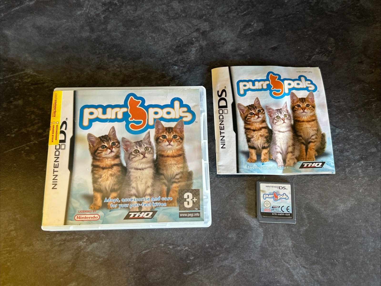 Purr Pals (Nintendo DS) Video Games With Instruction Booklet