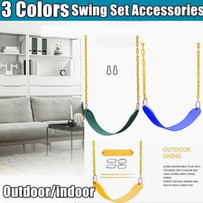 Heavy Duty Swing Seat-Swing Set Accessories Swing Seat with Coated Chains 3Color