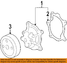 GM OEM 06-11 Aura Cooling Water Pump-Water Pump Gasket 12591241