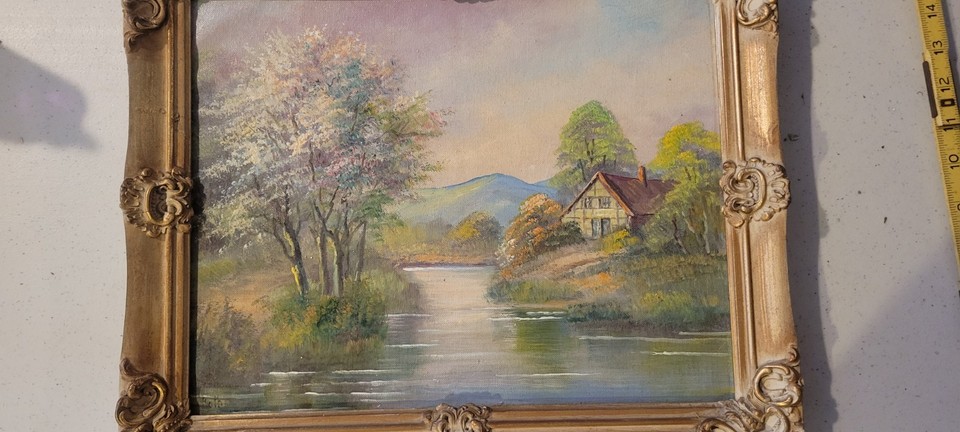PA - ROTH OIL PAINTING SOME FRAME DAMAGE | eBay