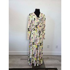 NEW Forever21+ 0X Maxi Dress Wrap Floral Tropical Vacation Resortwear Summer