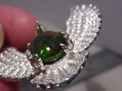 3,0 ct. Opal Opal Adler Anhänger, 13 Gramm Sterlingsilber - Bild 10 von 12