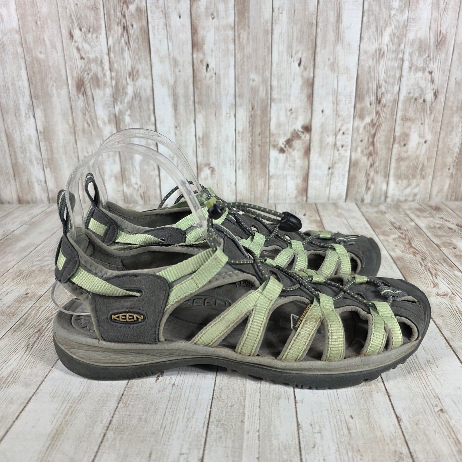 KEEN Sandali donna Whisper grigio verde scarpe da trekking acqua