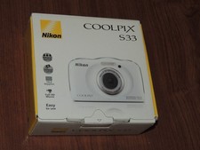 Nikon COOLPIX S33 13.2MP Digital Camera - White for sale online | eBay