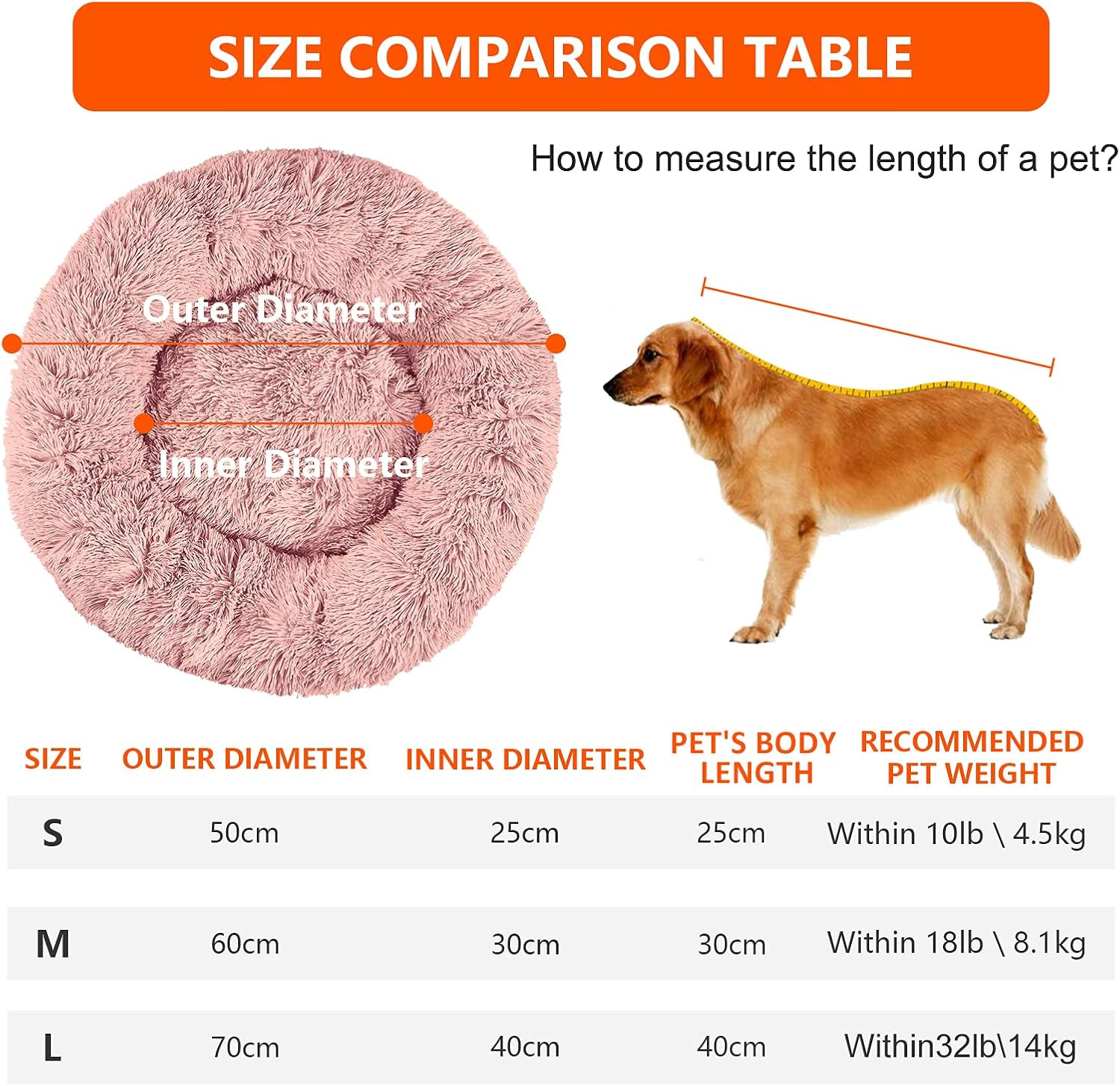 Cuccia per Gatti Ciambella Anti Ansia e Cani Piccoli - 3