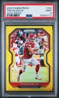 2020 Panini Prizm Football Gold Prizm Travis Kelce #122 PSA 9
