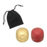 1 Paar Magnetische Hijab-Nadeln Ohne Nadeln Aufbewahrungstasche, Rot, Champagner