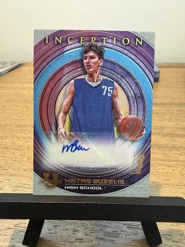 2023 Bowman U Inception Auto Matas Buzelis Bulls 1st Prospect