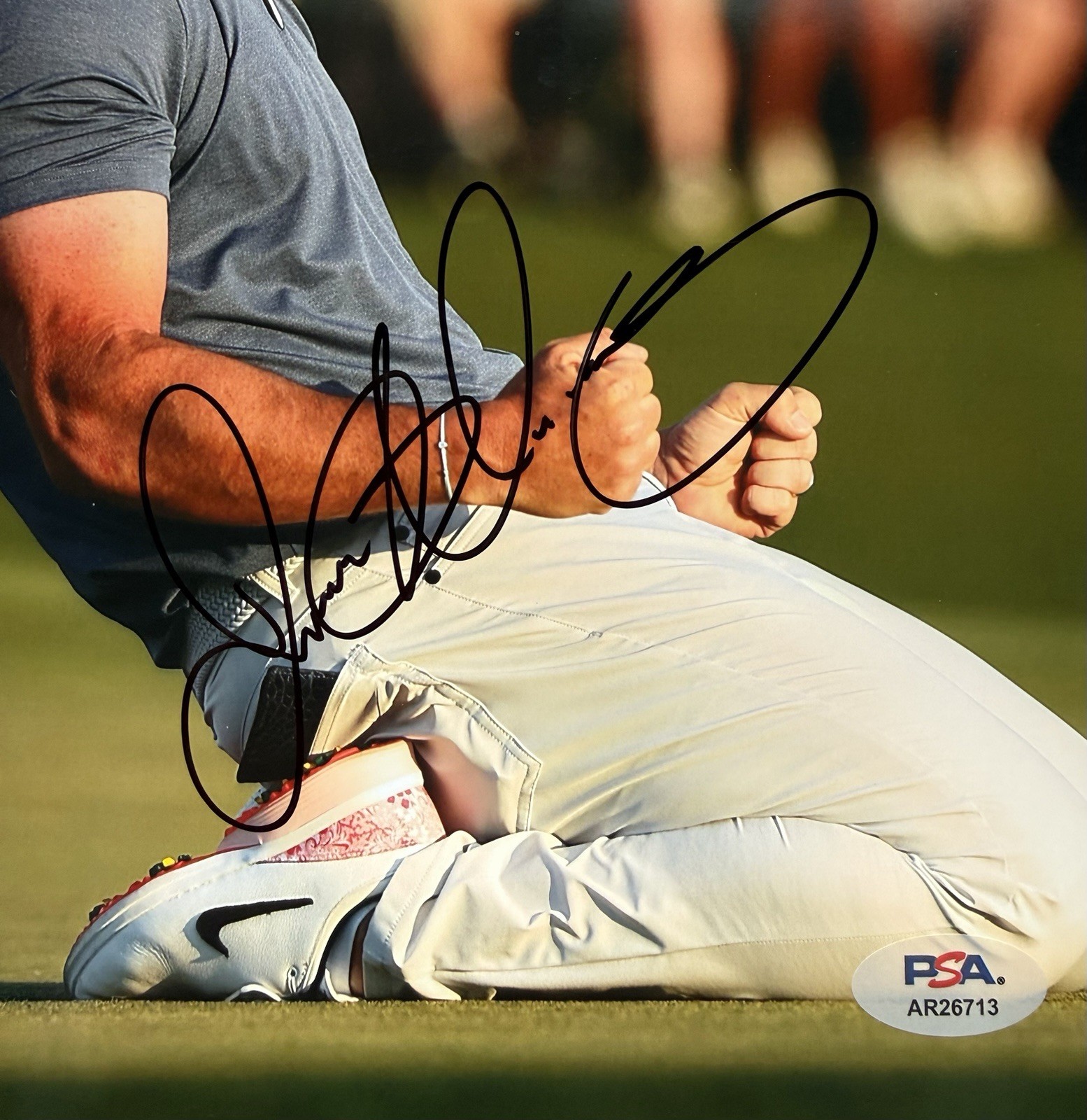 Rory Mcilroy Signed 8x10 Photo 2025 Masters Grand Slam PSA DNA COA Autograph  view 2