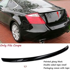 Fit For Honda Accord Coupe 2-door Rear Trunk Spoiler Wing Gloss Black 2008-2012