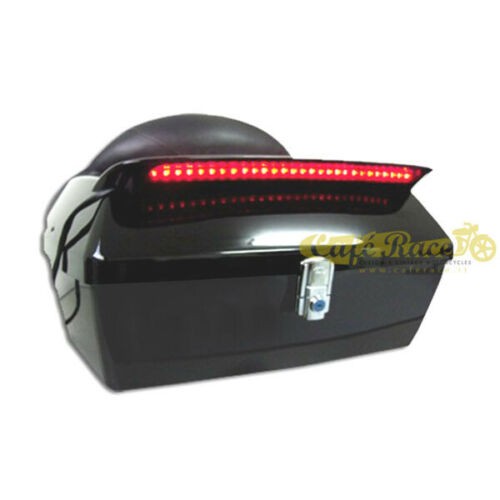 Bauletto Rígido De Baca Tour Paquete para Moto Custom 48 Litros Con Placa - Bild 3 von 5