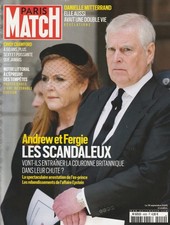 PARIS MATCH  N° 4009. mars 2026. ANDREW et FERGIE . AFFAIRE EPSTEIN . MITTERAND