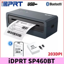 iDPRT SP460BT 203DPI Bluetooth USB Thermal Label Shipping Label Printer Mini