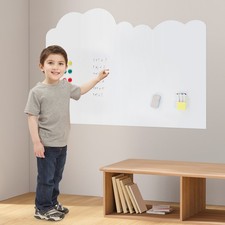 Wall-mounted Magnetic Whiteboard Sticker with Adhesive, Dry Erase Board New