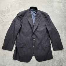 Polo University Club Ralph Lauren Mens Blazer Dark Gray Wool 2 Button USA Made