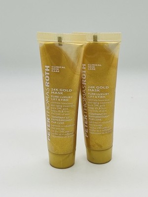  2x Peter Thomas Roth 24K Gold Mask Anti-Aging Maske je 14 ml Lift & Firm NEU 