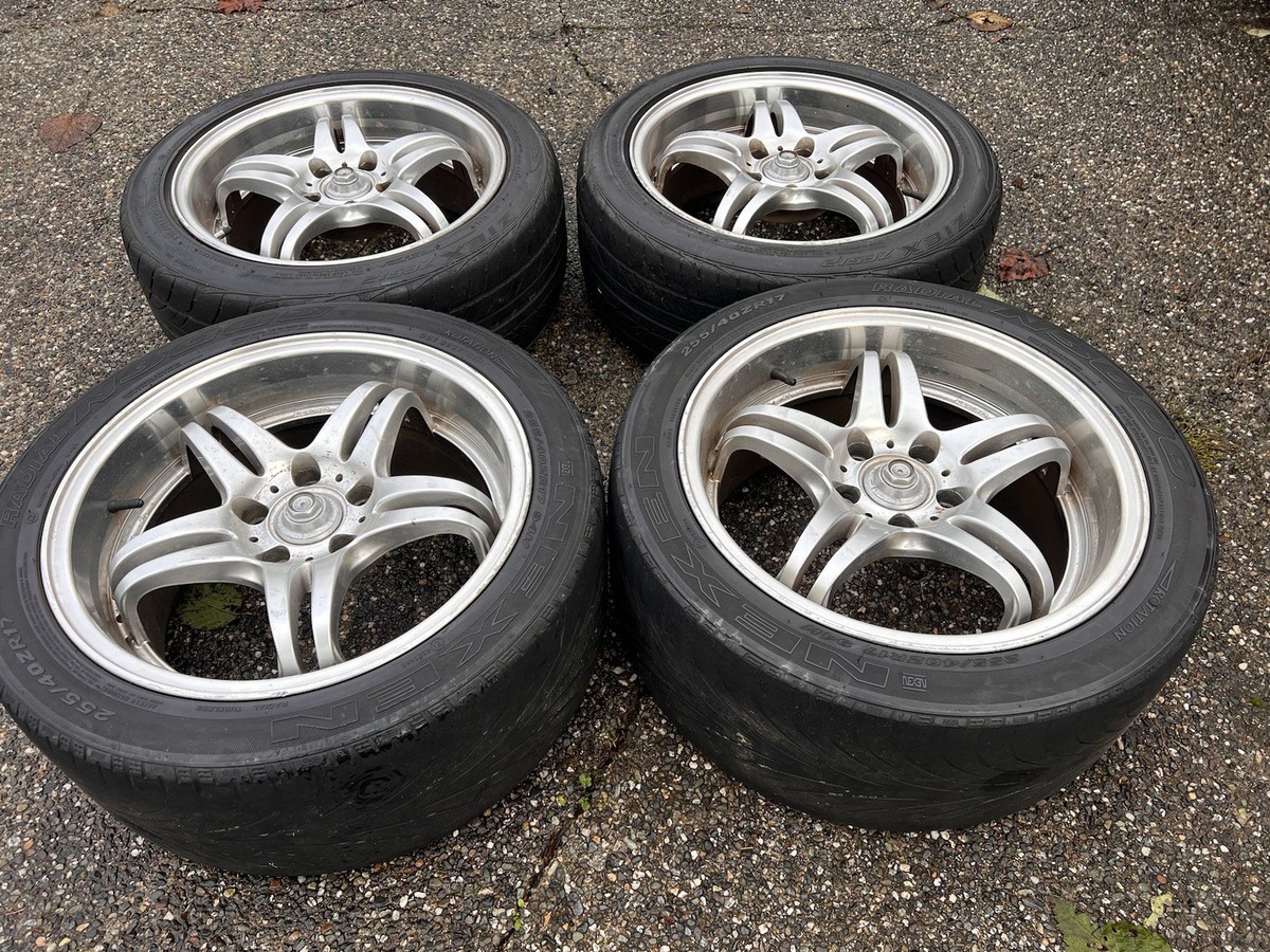 5zigen typhoon 17 inch 9j & 8J +35 114.3 4 Wheels 17x9 17x8 Rims